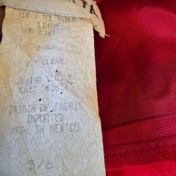 Vintage ROBERTA Womens Red Strapless Evening Dress Y2k 90s Size 5/6 - Picture 14 of 14